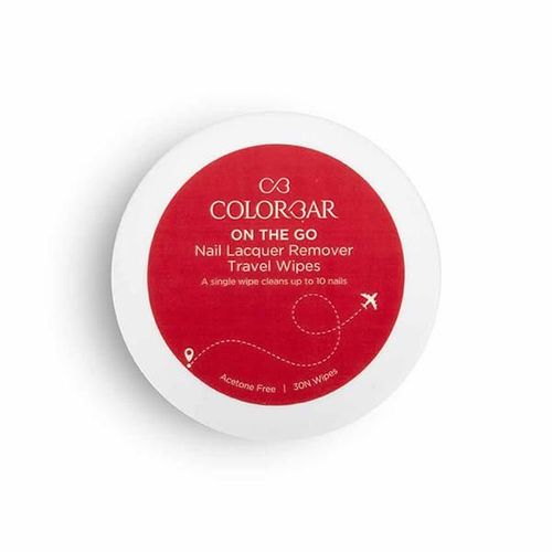 Colorbar On The Go Nail Lacquer Remover Travel Wipes 30's