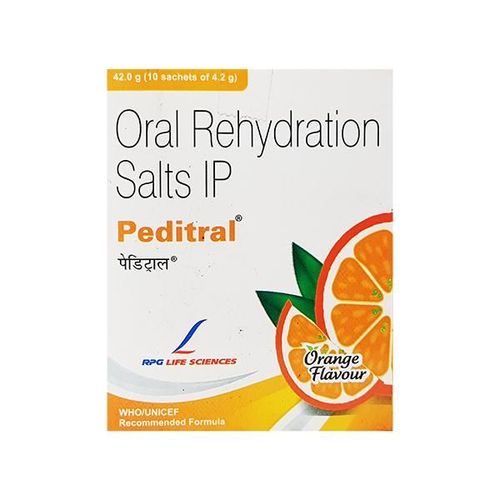 PEDITRAL ORANGE FLAVOUR Sachet 10X4.2gm