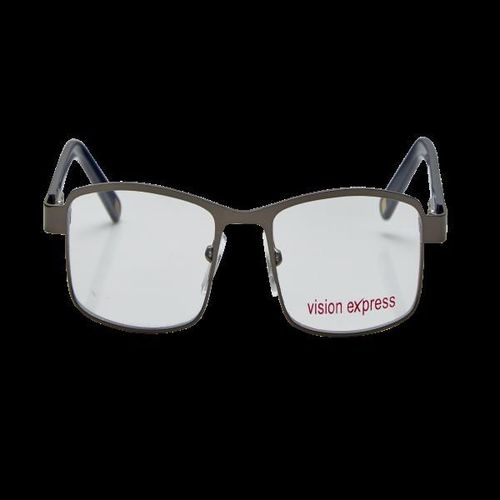 Vision Express 28930 Gun Metal Rectangle Eyeglasses (Including Anti-Reflective Coating Lens) 1's
