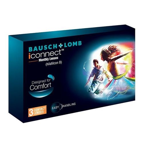 Bausch & Lomb iConnect Monthly Contact Lens - 3 Lens/Box (-6.0)