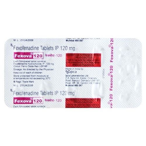 Fexova 120mg Tablet 10'S