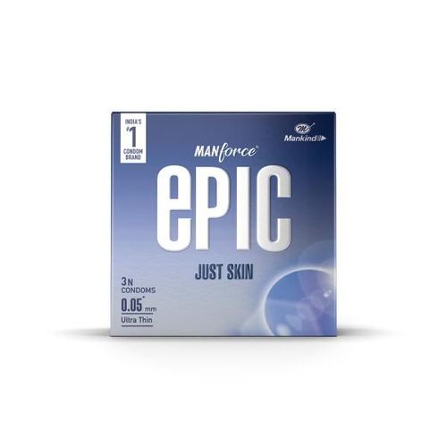 Manforce Epic Just Skin Condoms 3's