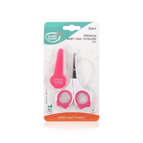 Buddsbuddy Premium Baby Nail Scissors - Pink