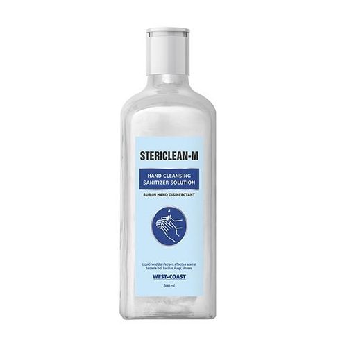 Stericlean-M Hand Cleansing Sanitizer Solution with Pump 500 ml