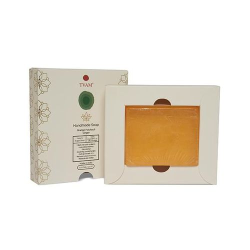 Tvam Handmade Soap - Orange Patchouli Ginger 100 gm