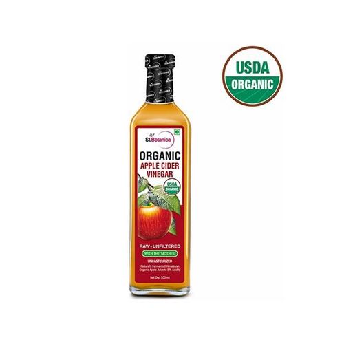 St.Botanica USDA Organic Apple Cider Vinegar With The Mother - Raw, Unfiltered, UnPasteurized