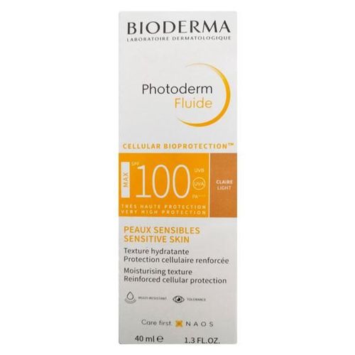 Bioderma Photoderm Fluide Max SPF 100 PA++++ Sunscreen Cream - Clarie Light 40 ml