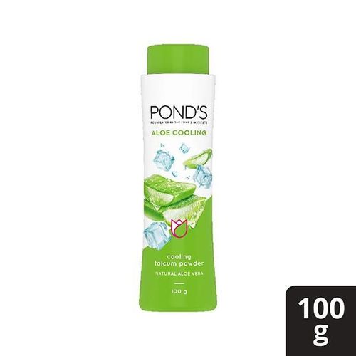 Pond's Aloe Cooling Talcum Powder Natural Alovera Extract 100gm