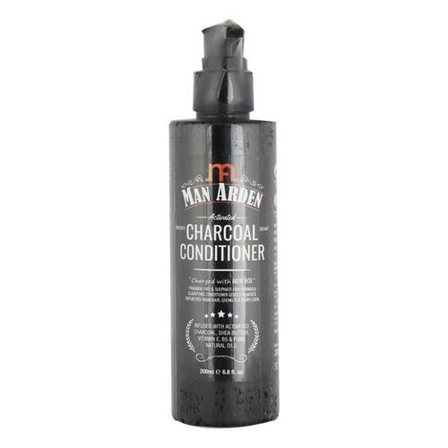 Man Arden Activated Charcoal Cream Conditioner, Charged with Menthol - 200 ml