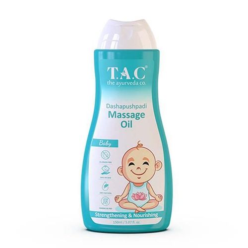 T.A.C - The Ayurveda Co. Dashapushpadi Massage Oil with 10 Sacred Flowers Strengthening & Nourishing 150 ml