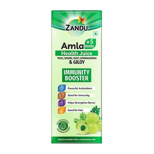 Zandu Amla + 5 Herbs Immunity Booster Health Juice 500 ml