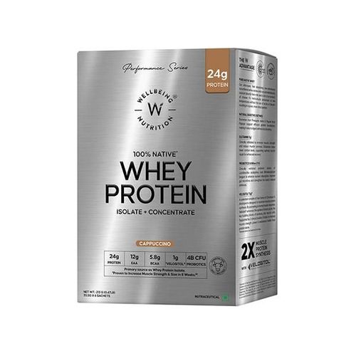 Wellbeing Nutrition Whey Protein Isolate + Concentrate (Cappuccino) 213 g