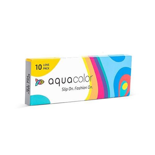 Aquacolor Color Contact Lenses Pack (5 Pair)- Spicy Grey 1's