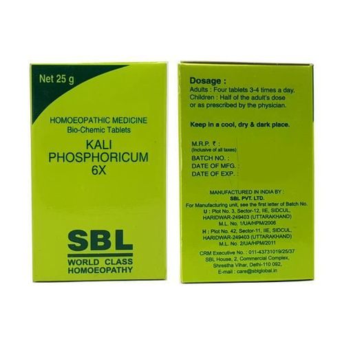 SBL Kali Phosphoricum 6X Tablet 25 gm
