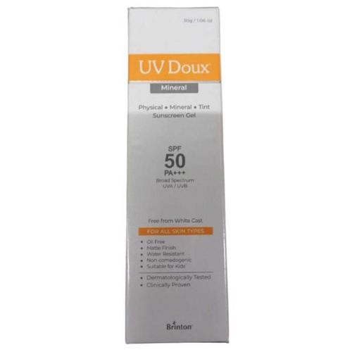 UV Doux Mineral Sunscreen SPF 50 PA ++++ Gel 30 g