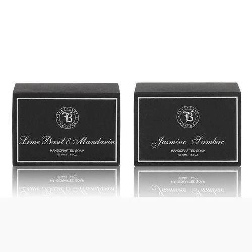 Fragrance & Beyond Lime Basil & Mandarin Soap and Jasmine Sambac Soap Combo (Pack of 2 X 125 gm)