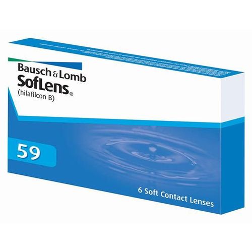 Bausch & Lomb SofLens 59 Monthly Contact Lens - 6 Lens/Box (-3.75)