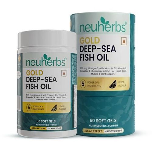 Neuherbs Gold Deep-Sea Fish Oil Capsules 60's