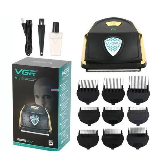 VGR V-910 Trimmer 60 min Runtime 9 Length Settings (Black) 1's
