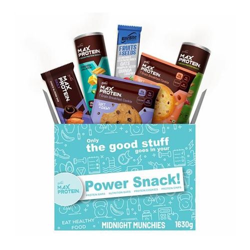 Ritebite Max Protein Power Snack Box - Midnight Munchies 1630 gm