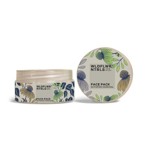 WLDFLWR NTRLS Face Pack - Activated Charcoal 80 gm