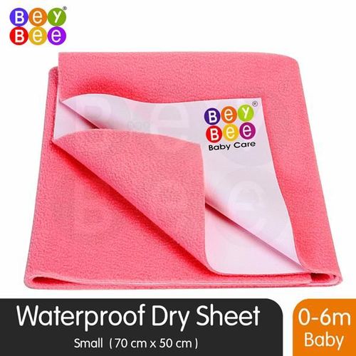 BeyBee Baby Care Waterproof Bed Protector Sheet - Salmon Rose (S) 1's