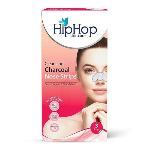 HipHop Charcoal Nose Strips Women Blackhead Remover Strips 3's