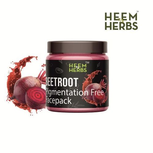 Heem & Herbs Pigmentation Free Face Pack - Beetroot 80 gm