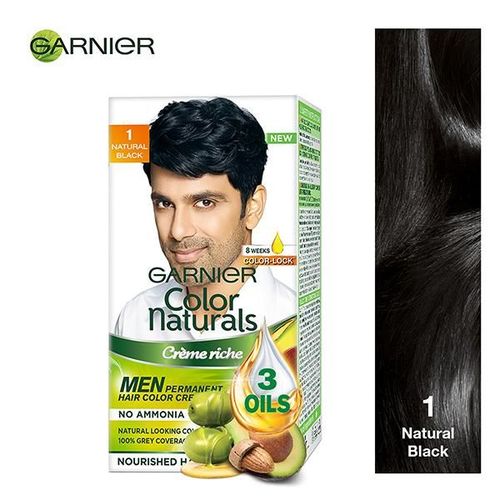 Garnier Color Naturals Men Creme Riche - 1 Natural Black (35 ml + 30 gm)