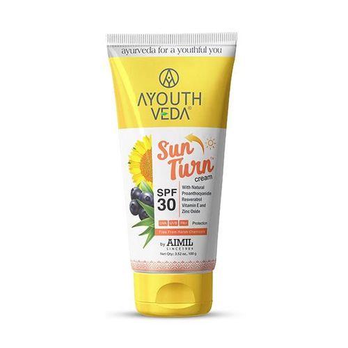 Ayouthveda Sun Turn Cream Spf 30 100 gm
