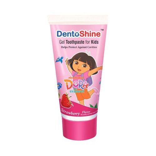 Dentoshine Strawberry Flavour Gel Toothpaste for Kids 80 gm