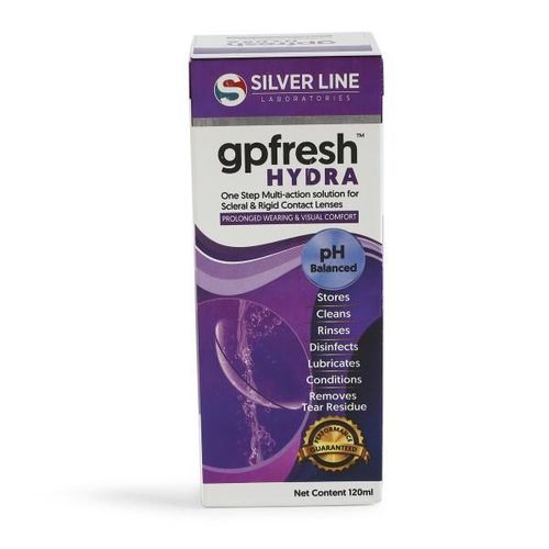 Silver Line gpFresh Hydra pH Balanced Contact Lenses Solution 120 ml