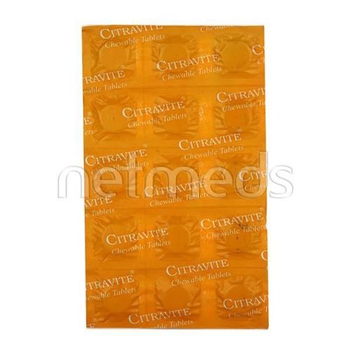 Citravite Orange Flav Chew Tablet 15'S