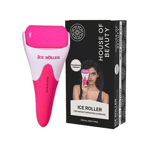 House of Beauty Ice Roller Pink For Dark Circles & Soothes Irritated & Pimpled Skin 1's