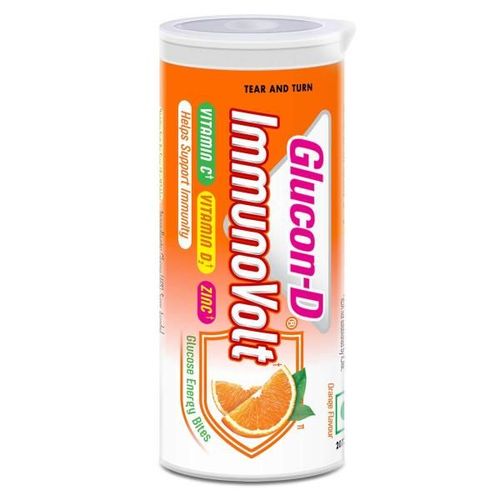 Glucon-D Immunovolt Glucose Energy Bites - Orange 18 gm