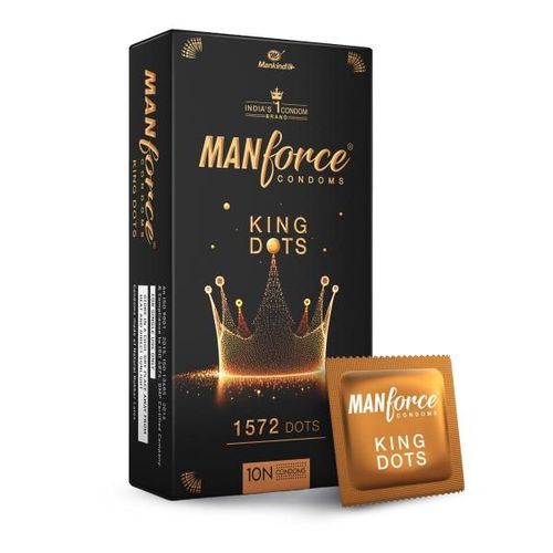 Manforce King Dots Condoms 3's