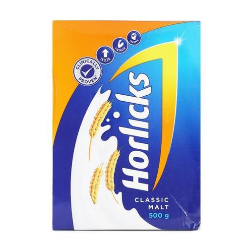 Horlicks Nutritional drink Powder Classic Malt 500 gm (Refill Pack)