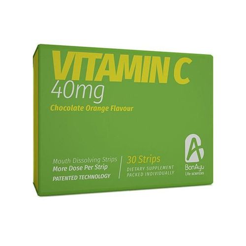 BonAyu Vitamin C Mouth Dissolving Strips - Chocolate Orange 30's
