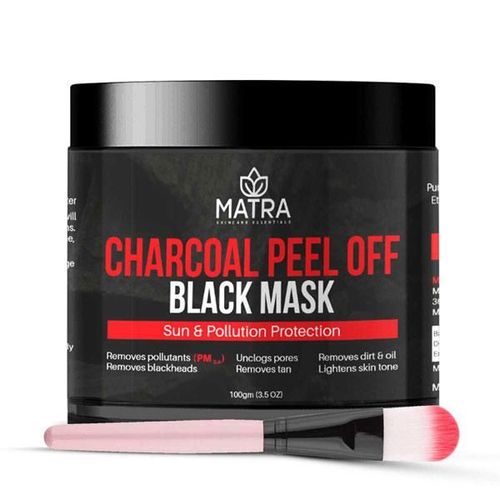 Matra Charcoal Peel Off Black Mask (Free Brush) 100 gm