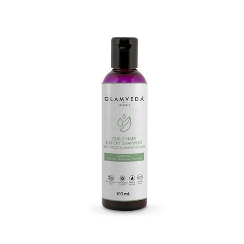 Glamveda Curly Hair Expert Damage Repair and Anti Frizz Shampoo 100 ml