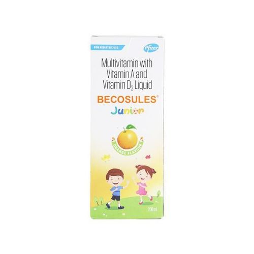 Becosules Junior Orange Flavour Liquid 200ml