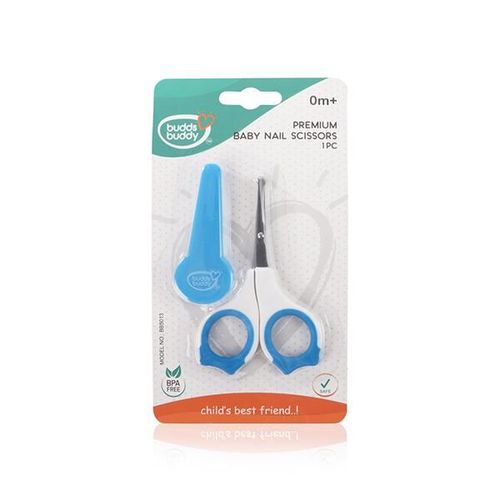 Buddsbuddy Premium Baby Nail Scissors - Blue