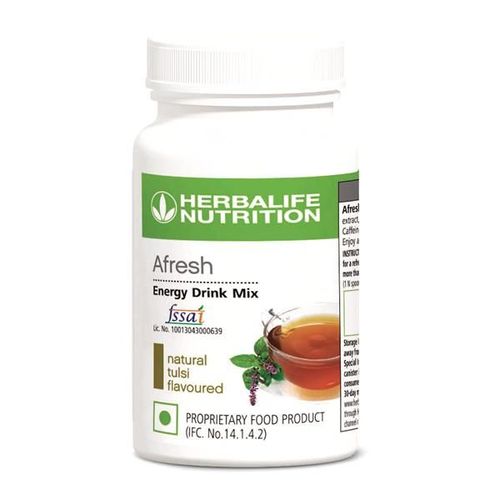 Herbalife Nutrition Afresh Energy Drink Mix Powder - Tulsi Flavour 50 gm