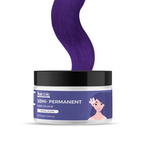 Haironic Semi Permanent Hair Colour - Royal Plum 100 gm
