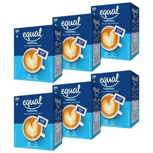 Equal Original Sweetener Sachet (Pack of 6 x 100's) 1's