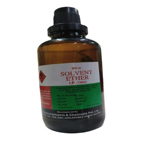 Solvent Ether I.P. (1966) 500 ml