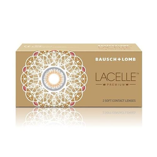 Bausch & Lomb LACELLE Premium Colored Monthly Contact Lens - 2 Lens/Box - Green (PWR 0.00)