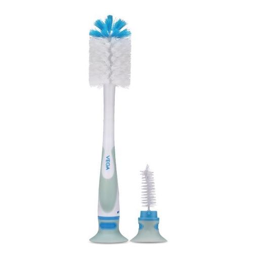 Vega Baby & Mom 2-in-1 Bottle, Nipple Brush & BPA Free 1's