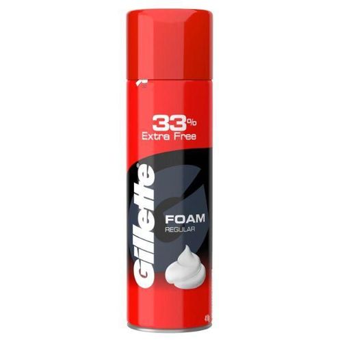Gillette Shaving Foam - Regular (33% Extra Free) 418 gm