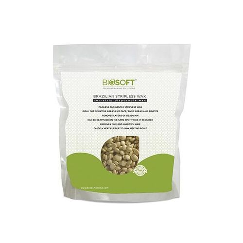 Biosoft Vanilla Stripless Beads Wax 500 S gm